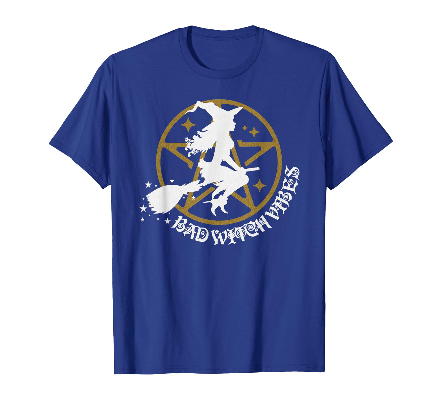 Men Women Kids Girls Teens Witchy Halloween Bad Witch Vibes T-Shirt