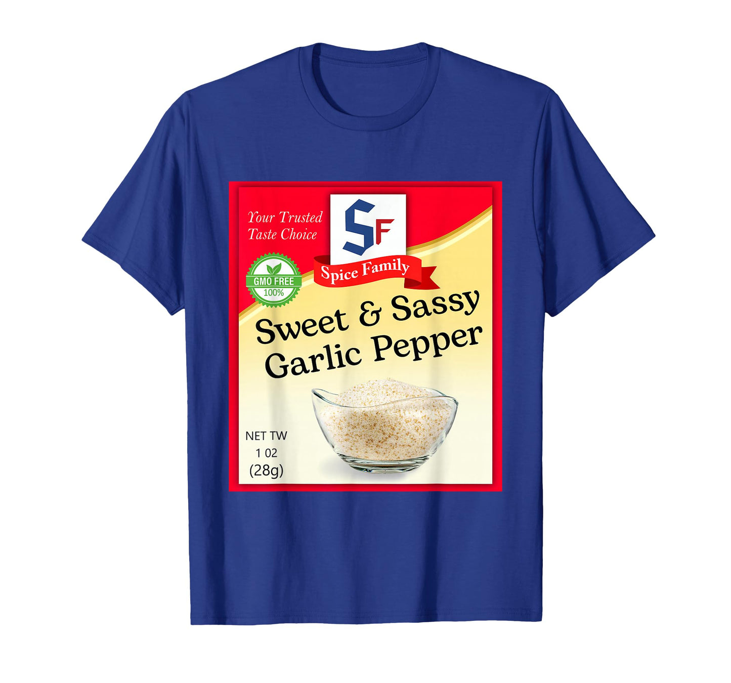 Sweet & Sassy Garlic Pepper Condiment Costume Holiday T-Shirt