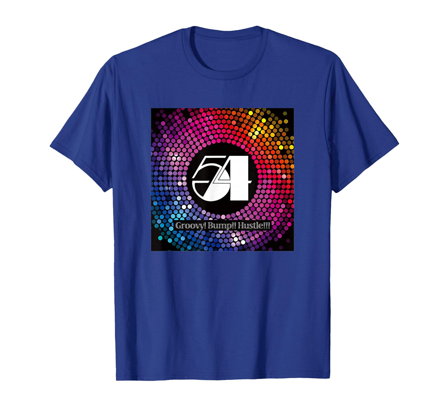 Disco Freaks Store Men's Studio 54 Retro Disco Black Graphic T-Shirt, Small, Short Sleeve, Crew Neck, Classic Fit, Lightweight