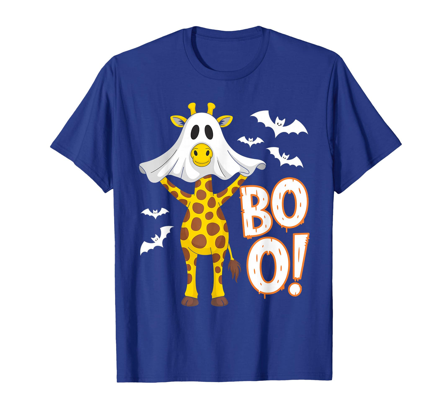 Giraffe Boo Halloween Costume Funny Giraffes Lover Women Kid T-Shirt