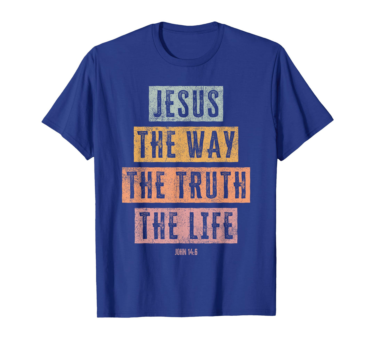 Christian T Shirt Women Men Kids Jesus The Way Truth Life T-Shirt