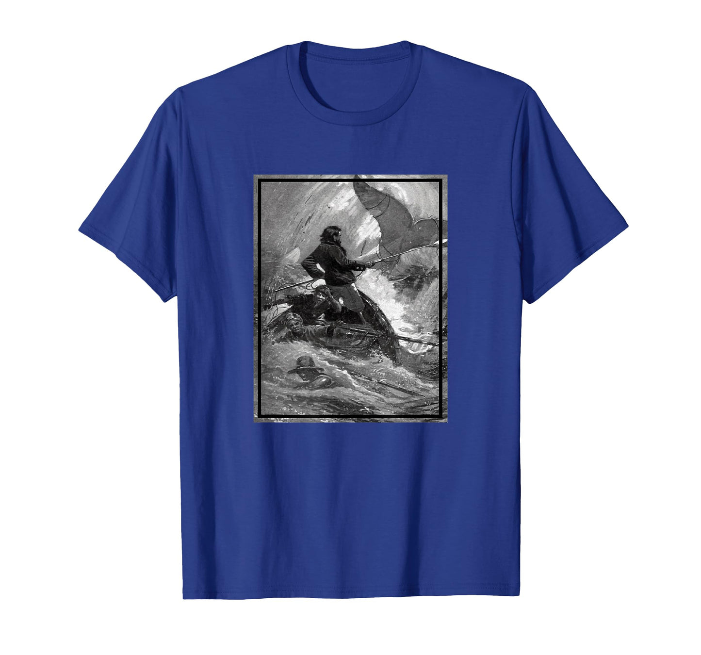Captain Ahab in His Final Chase with Moby Dick (1902) T-Shirt