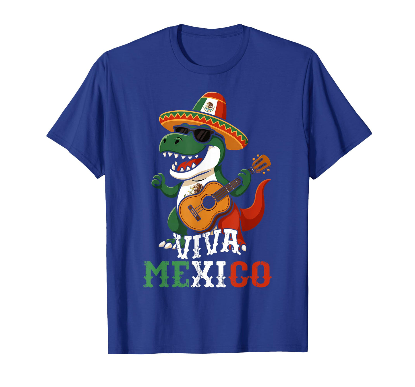 Viva Mexico Kids Boys Toddler Funny Mexican Dinosaur T-Rex T-Shirt