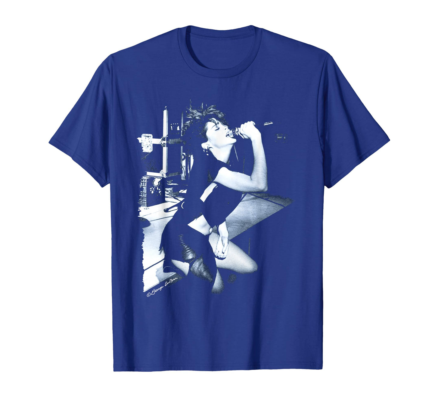 Madonna Early Live Performance B&W Photo By George DuBose T-Shirt