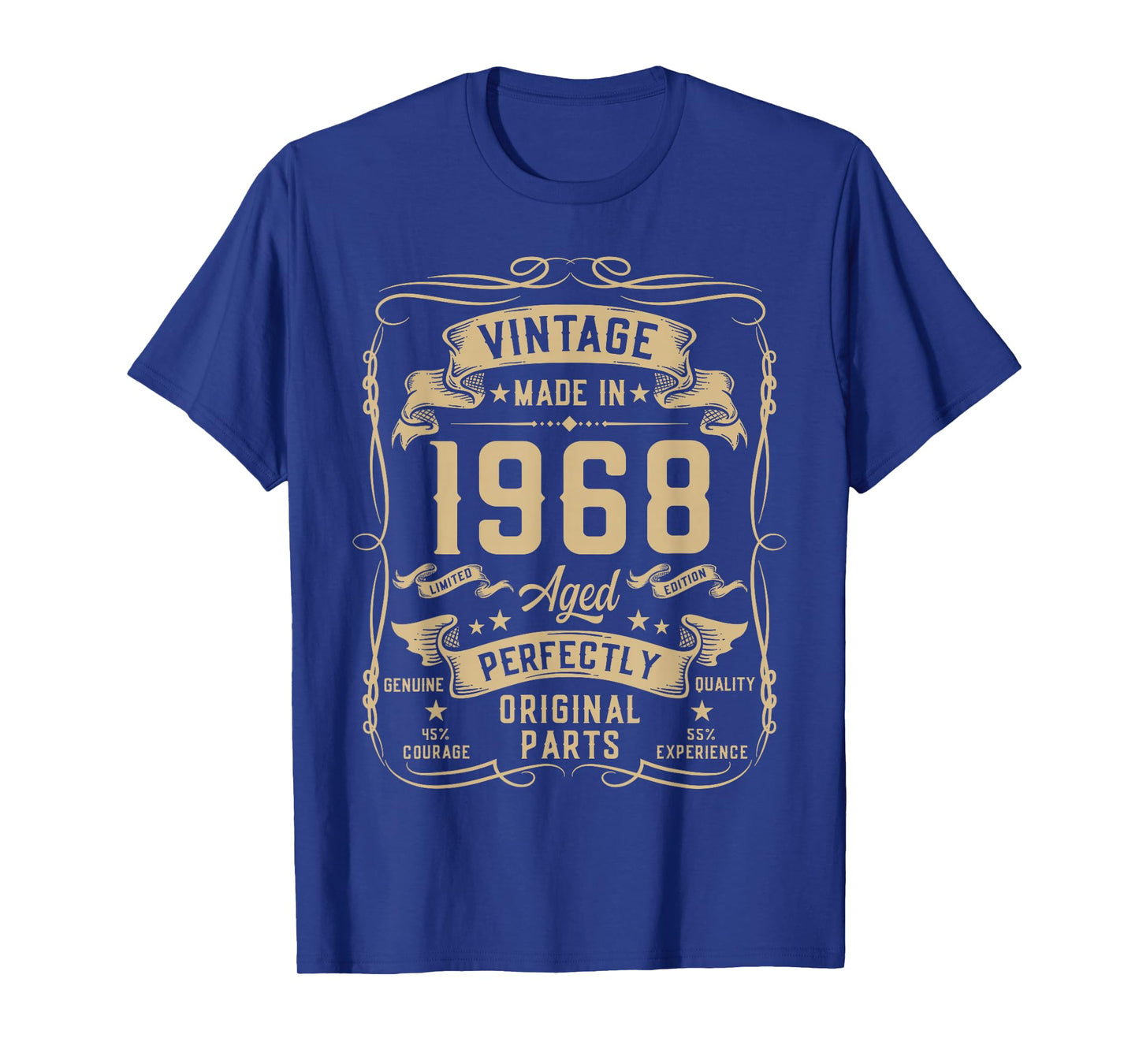 Vintage 1968 57yr 57th Birthday Gifts for Men 57 Years Old T-Shirt