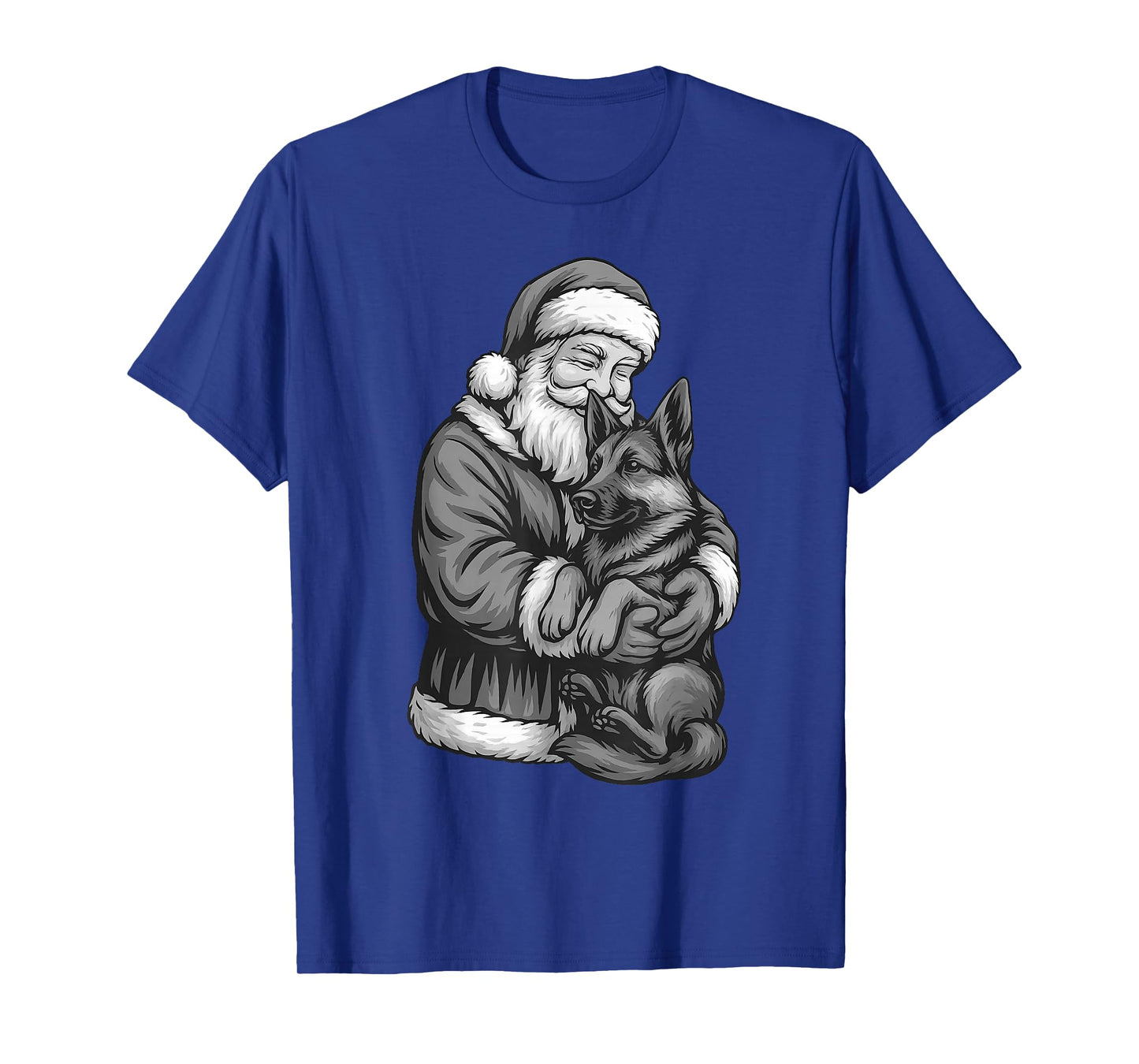 German Shepherd Santa Claus Christmas Dog Lover T-Shirt