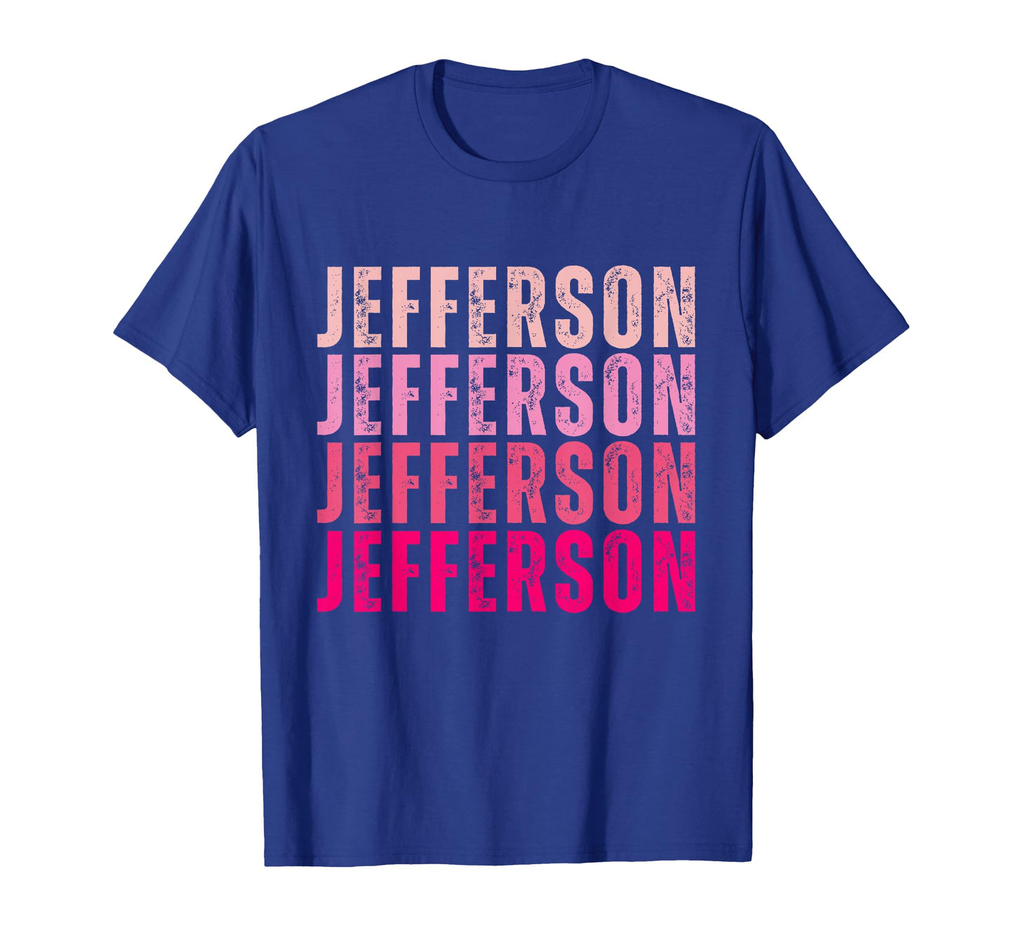 Personalized Name Jefferson I Love Jefferson Vintage T-Shirt