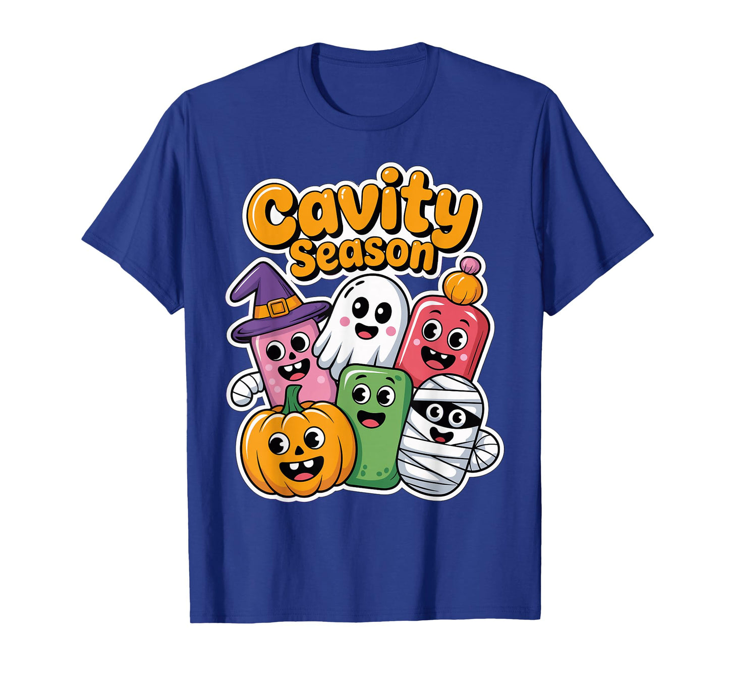 Halloween Cavity Season Spooky Candy Cuteness Parade Funny T-Shirt