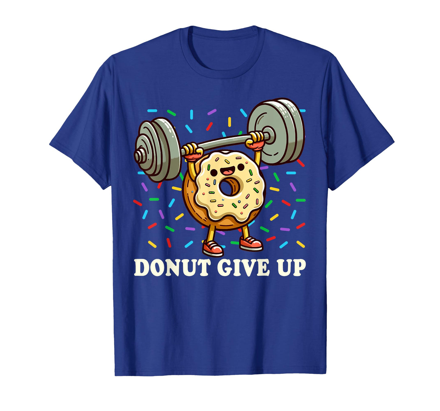 Weightlifting - Funny Fitness Workout Gym Donut Lover T-Shirt