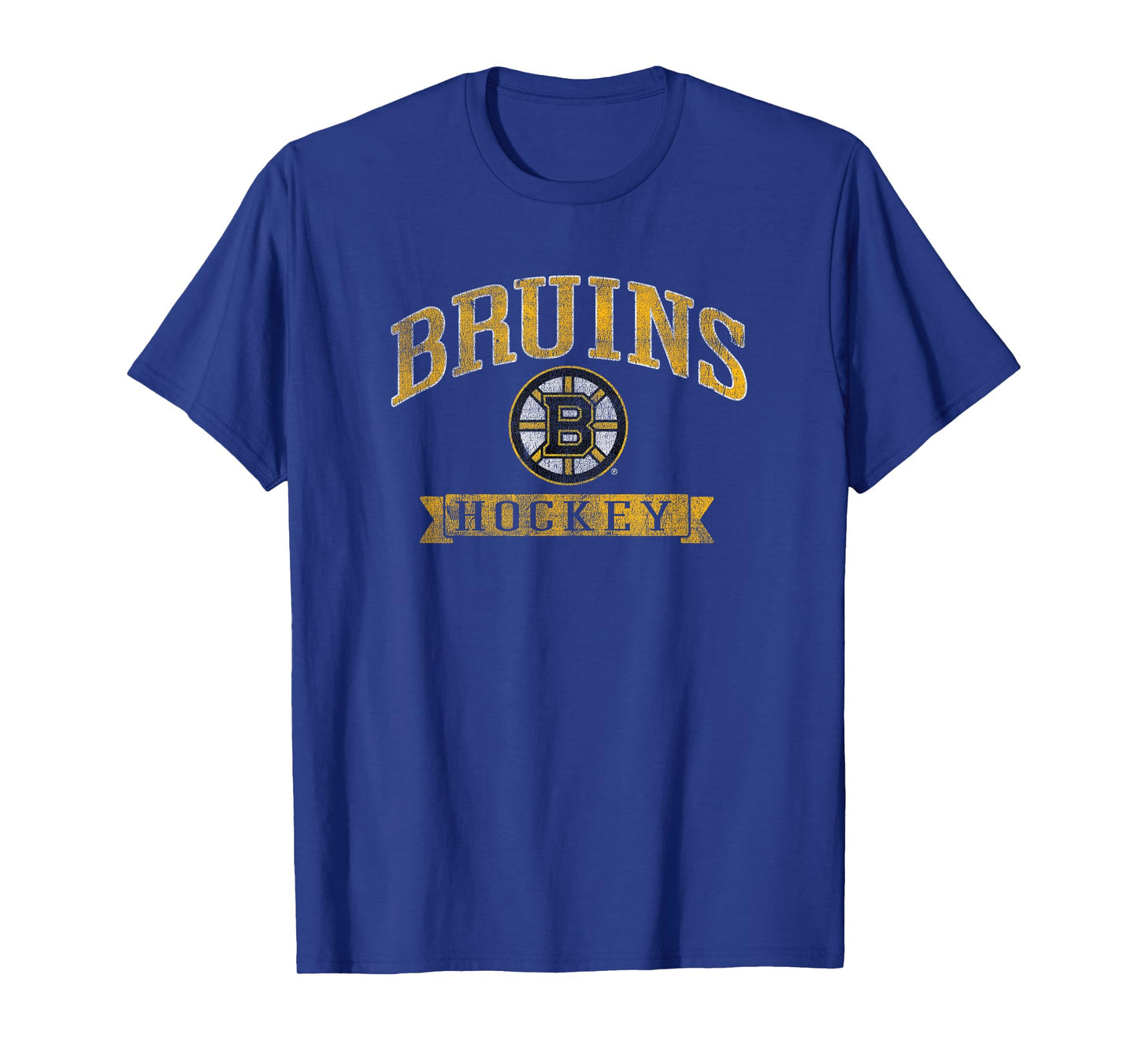 Boston Bruins Vintage Hockey Dark Heather T-Shirt