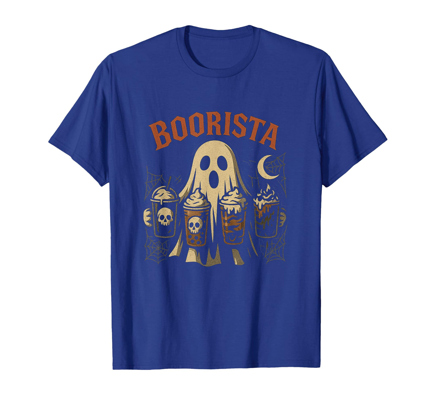 Boorista Barista Ghost Coffee Halloween Spooky Season T-Shirt