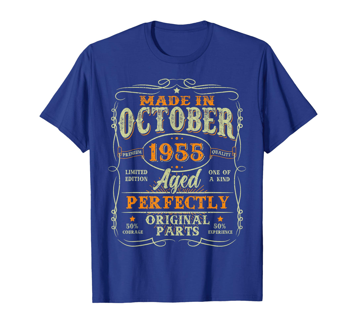 70 Years Old Vintage Made In October 1955 70th Birthday Men T-Shirt
