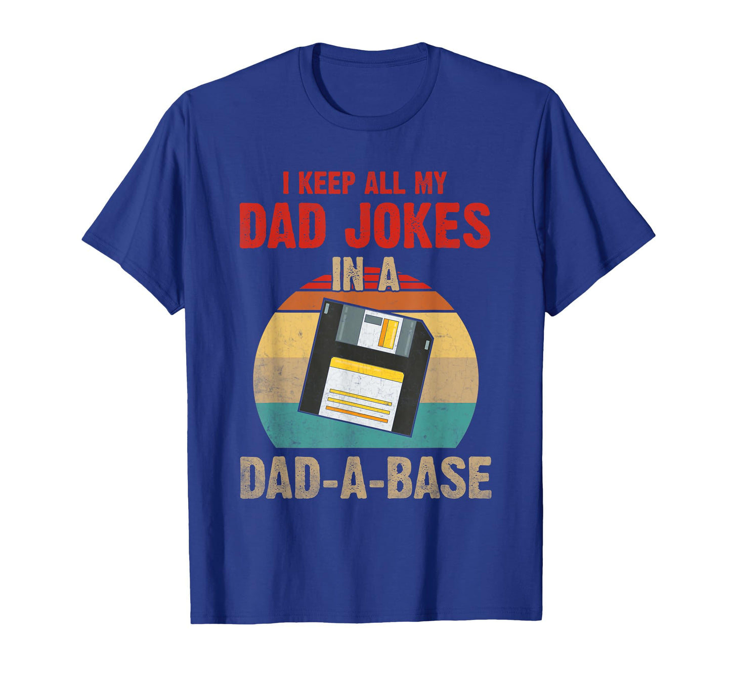 Funny Retro Dad Fathers Day Vintage Jokes Database for kids T-Shirt