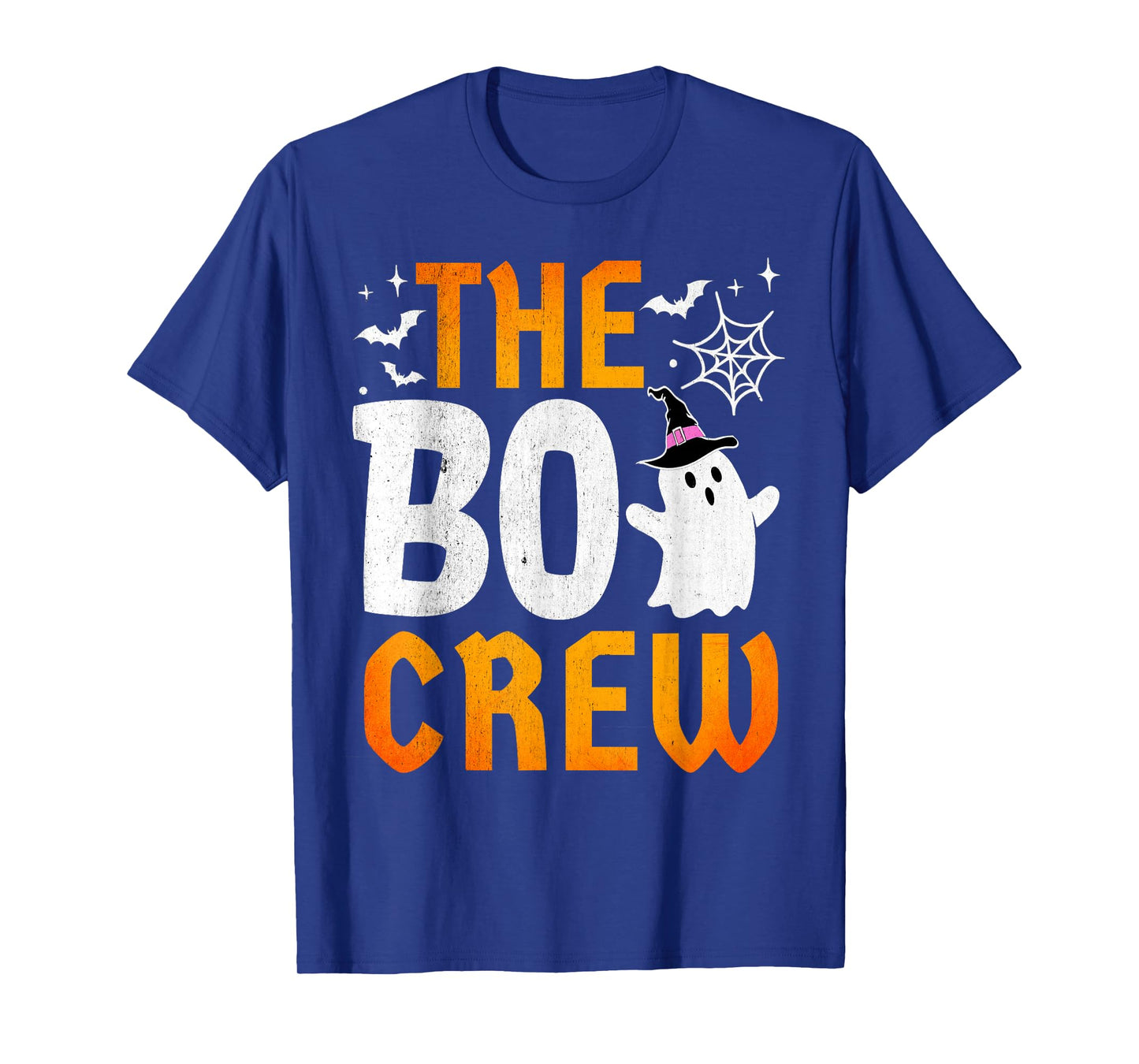The Boo Crew Spooky Cute Ghost Funny Lazy Halloween Costume T-Shirt