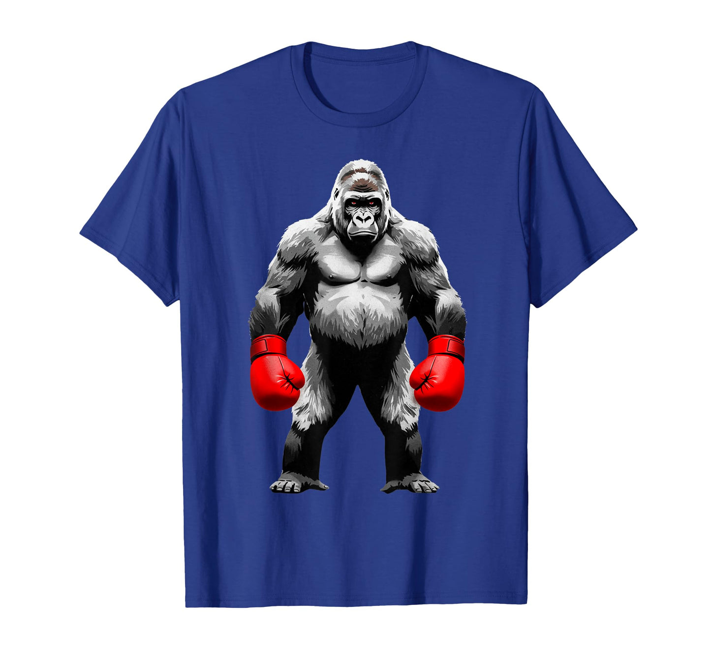 Men Gorilla Fighter Boxer Art Funny Animal Boxing T-Shirt