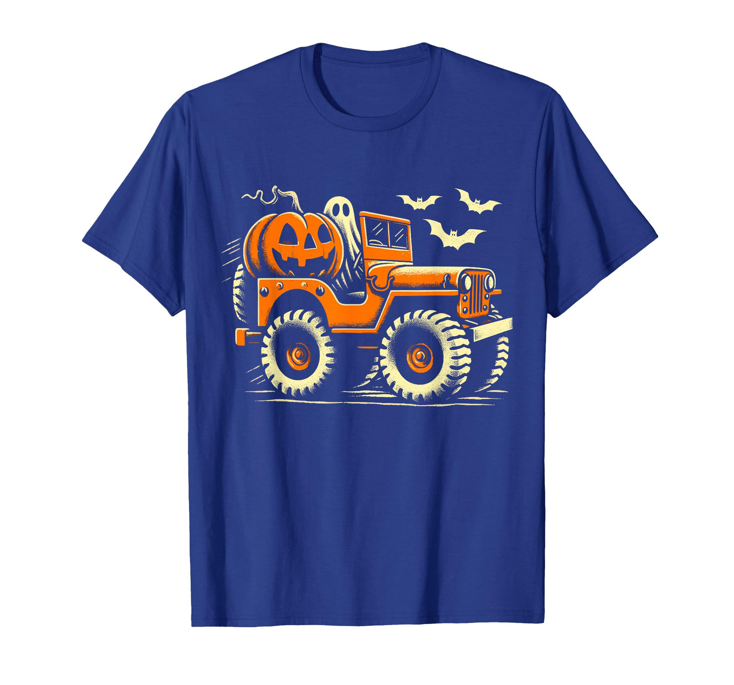 Halloween Monster Truck Ghost T-Shirt