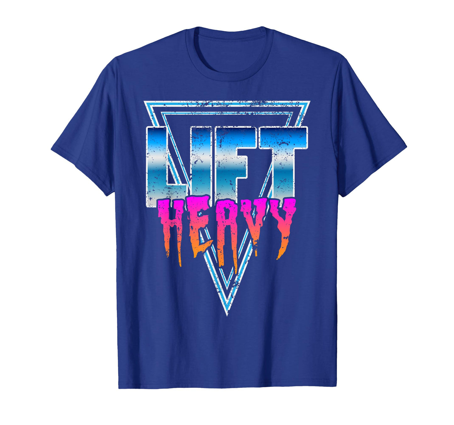 Lift Heavy Old School Retro 80's Golden Era Bodybuilding Gym T-Shirt