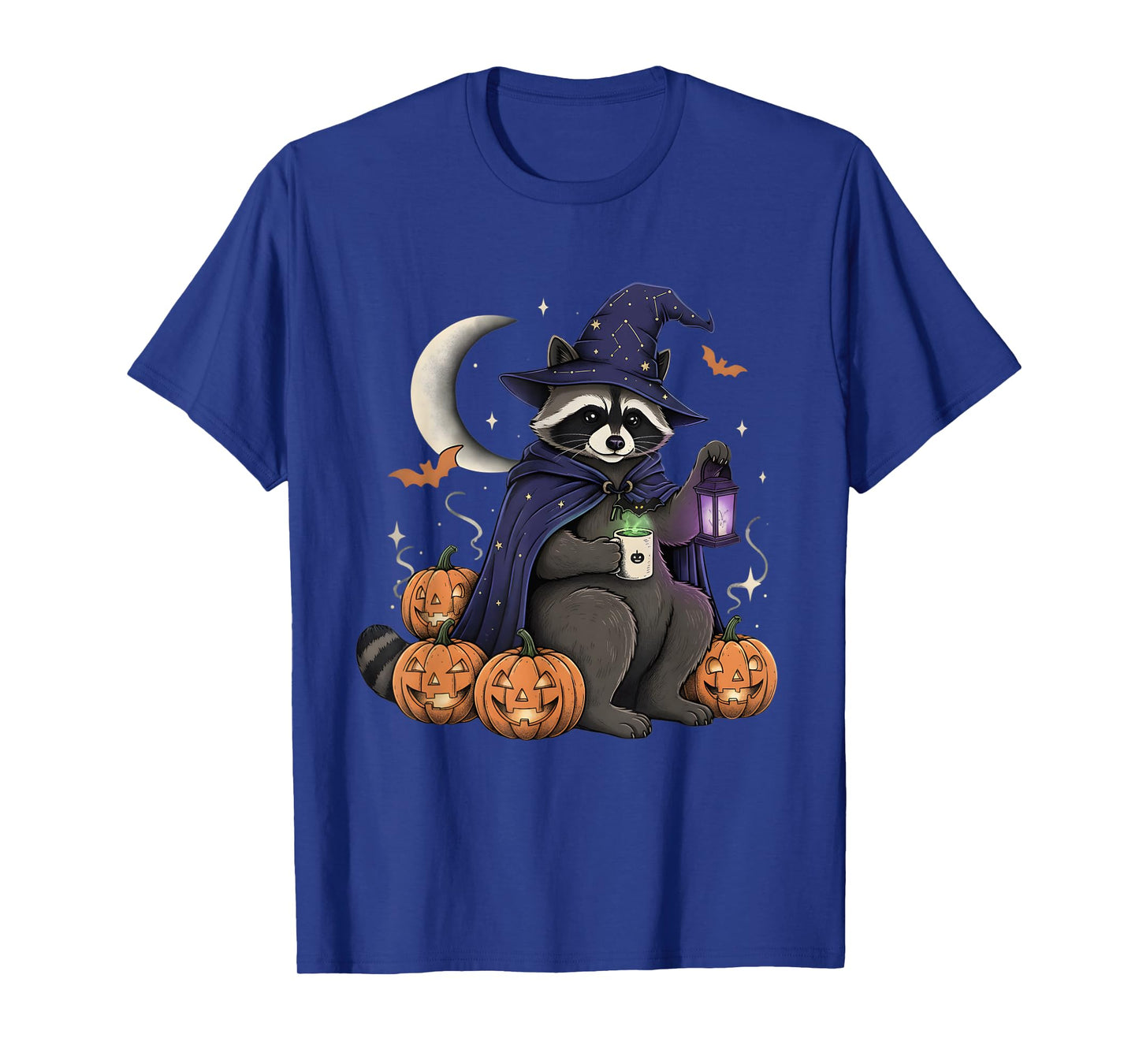 Funny Raccoon Halloween Spooky Costume Ghost Pumpkin Lovers T-Shirt