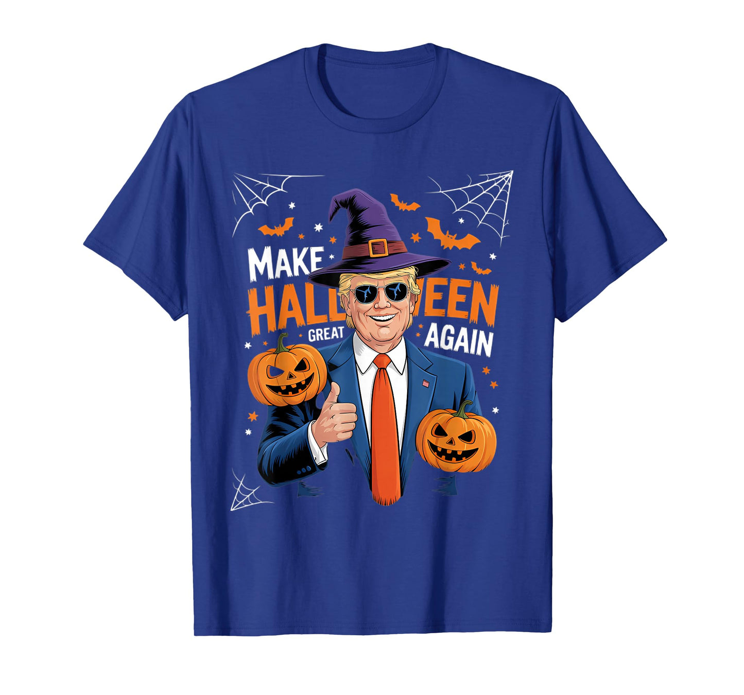 Make Halloween Great Again Funny Trump Spooky Trick Or Treat T-Shirt