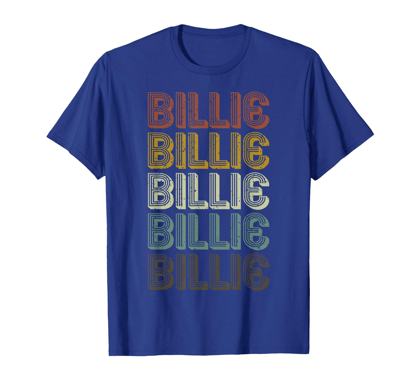 Retro Billie First Name Personalized Billie Groovy Vintage T-Shirt