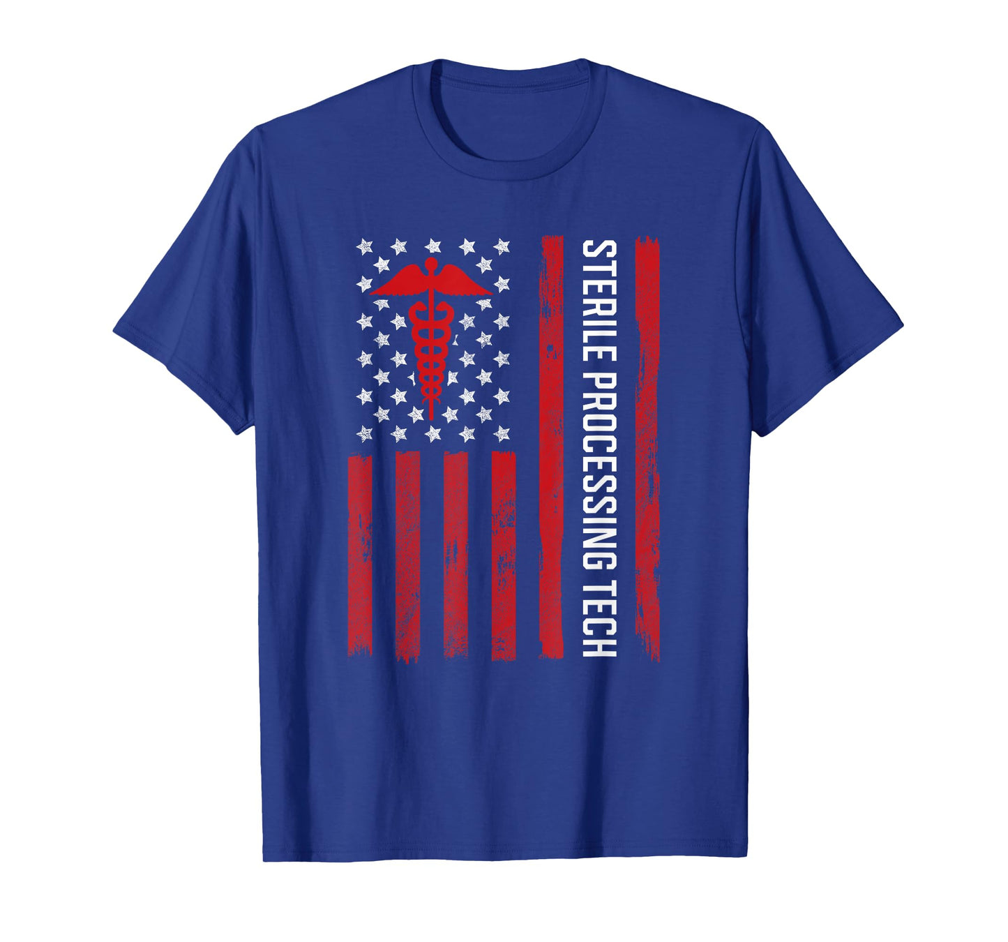 Sterile Processing Technician American Flag SPD Tech Week T-Shirt