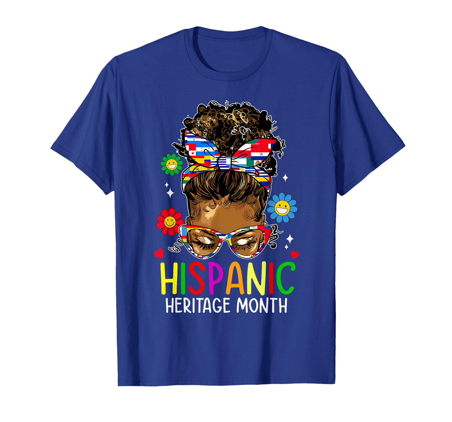 Hispanic Heritage Month Shirt Latin Teacher Women Girls Kids T-Shirt