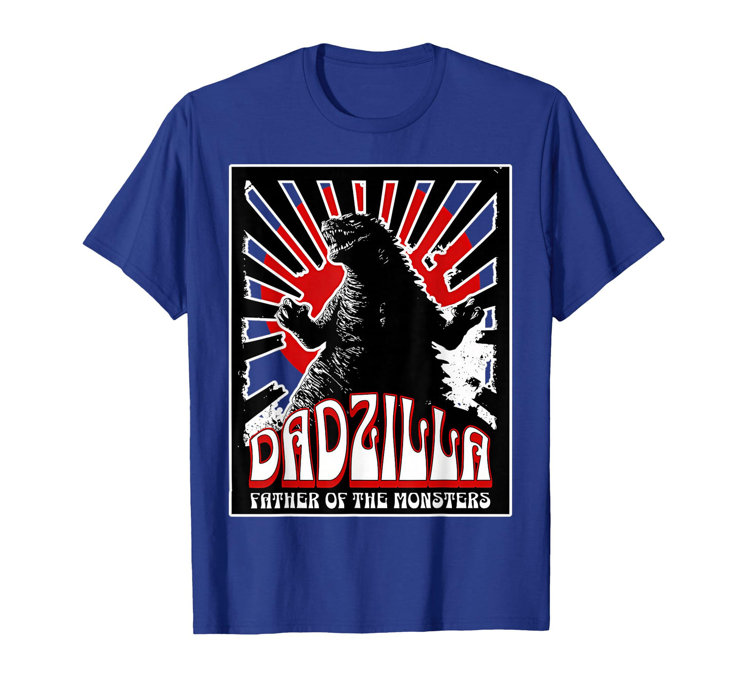 Vintage Dadzilla Father Of The Monsters Fathers Day T-Shirt