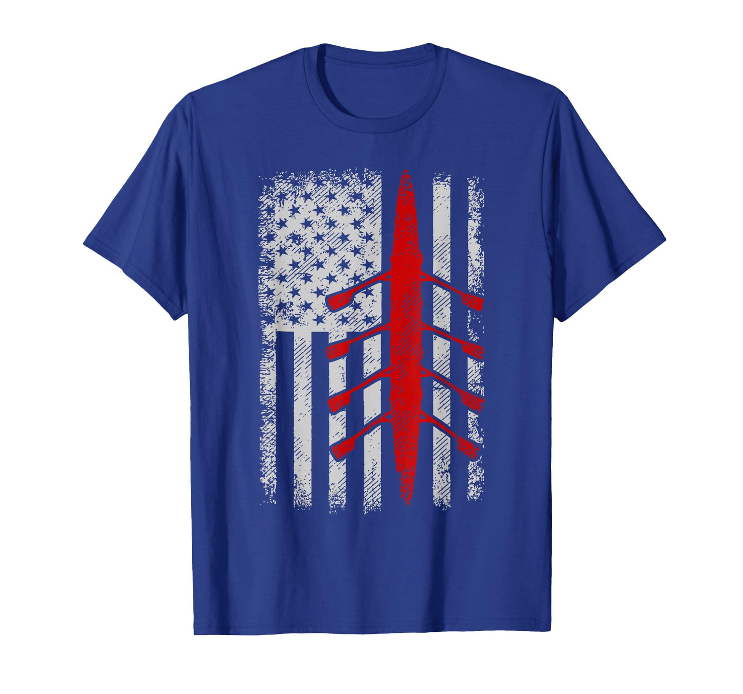 American Flag Rowing T-Shirt