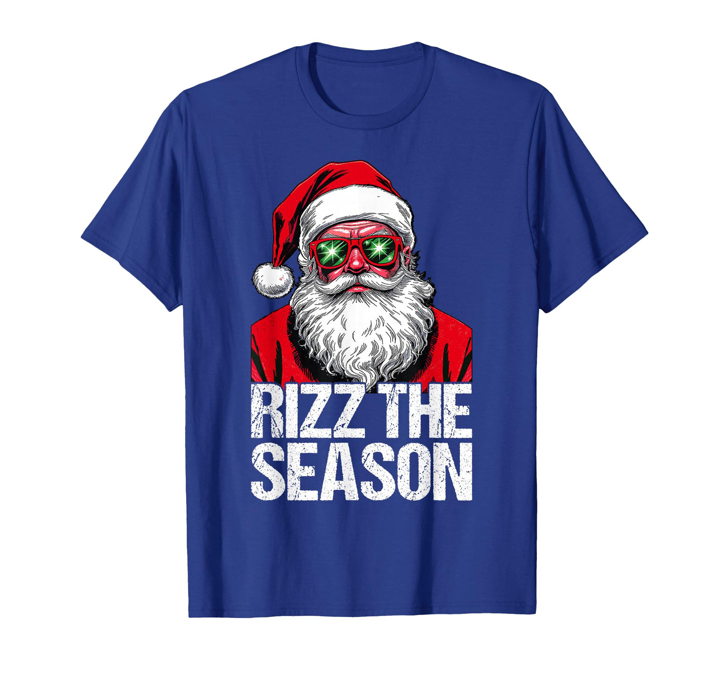 Rizz The Season Christmas Funny Santa Men Teen Boys T-Shirt