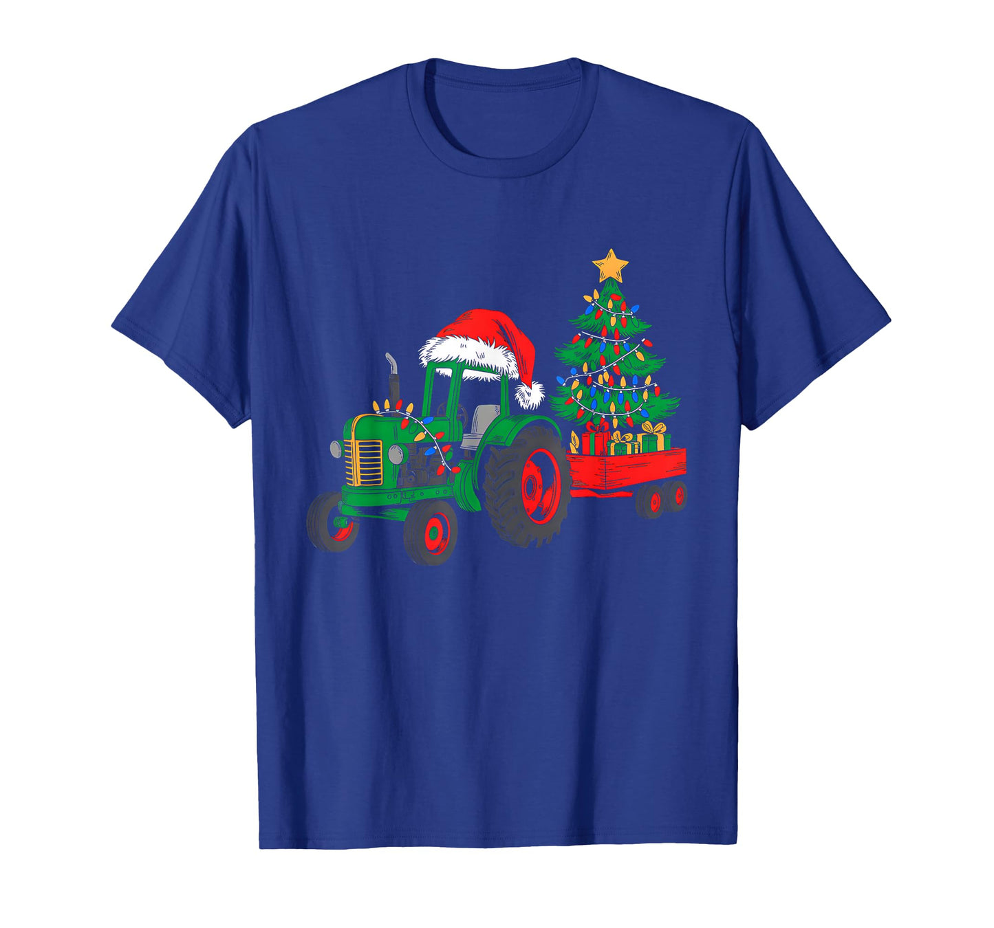 Christmas Tractor Santa Xmas Squad Farm Truck Funny Farmer T-Shirt