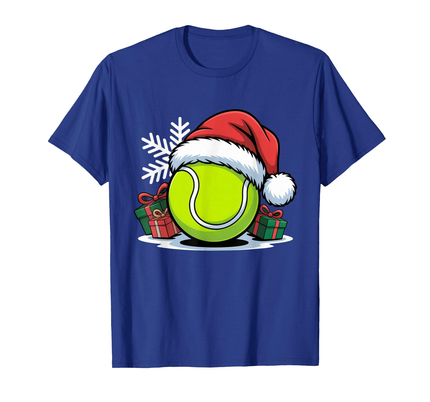 Festive Tennis Ball for Sporty Christmas Enthusiasts T-Shirt