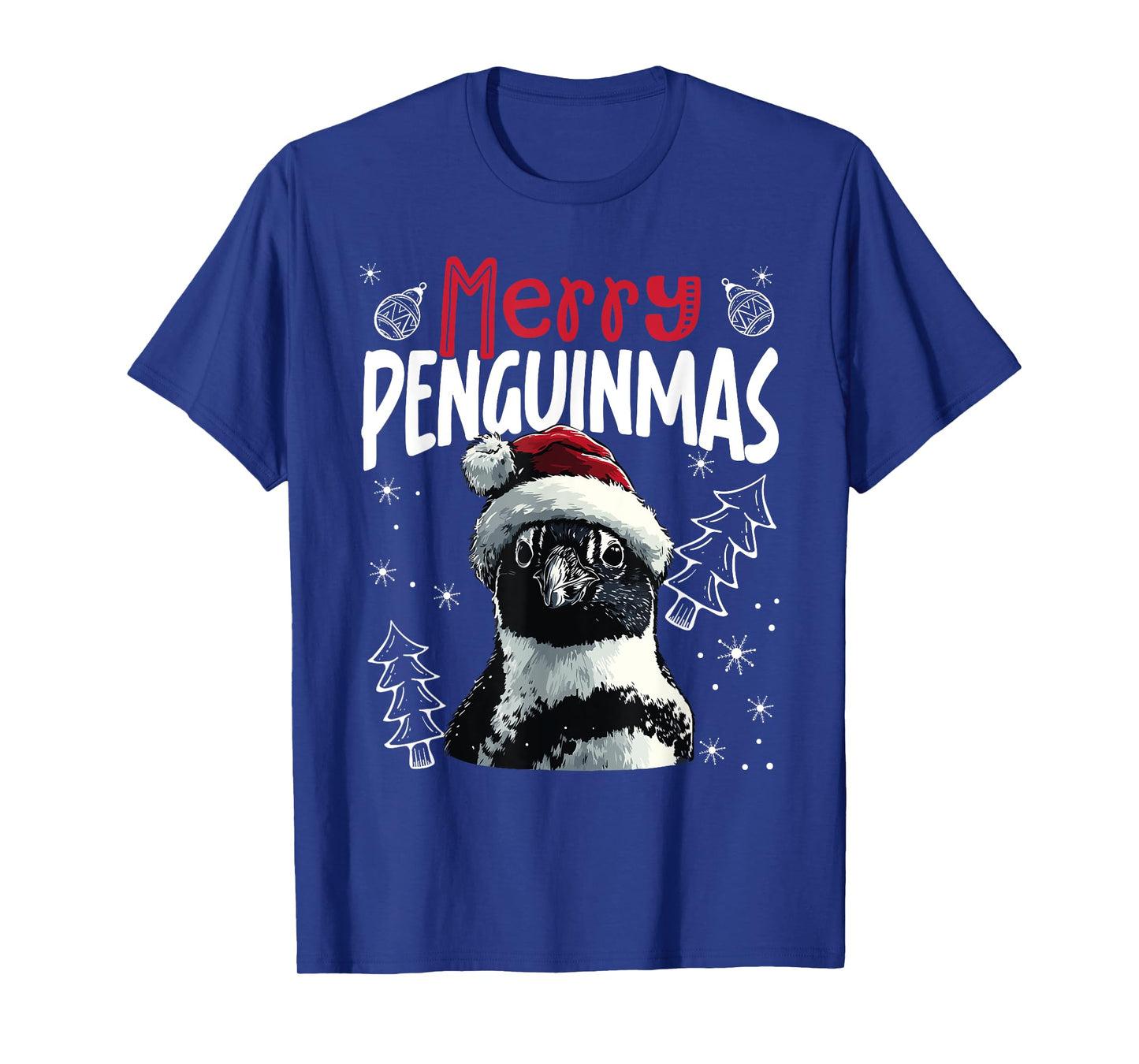 Merry Penguinmas Funny Christmas Penguin T-Shirt