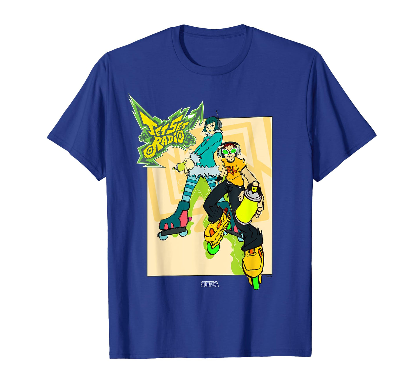 Jet Set Radio duo Mew, Beat SEGA Dreamcast video game T-Shirt