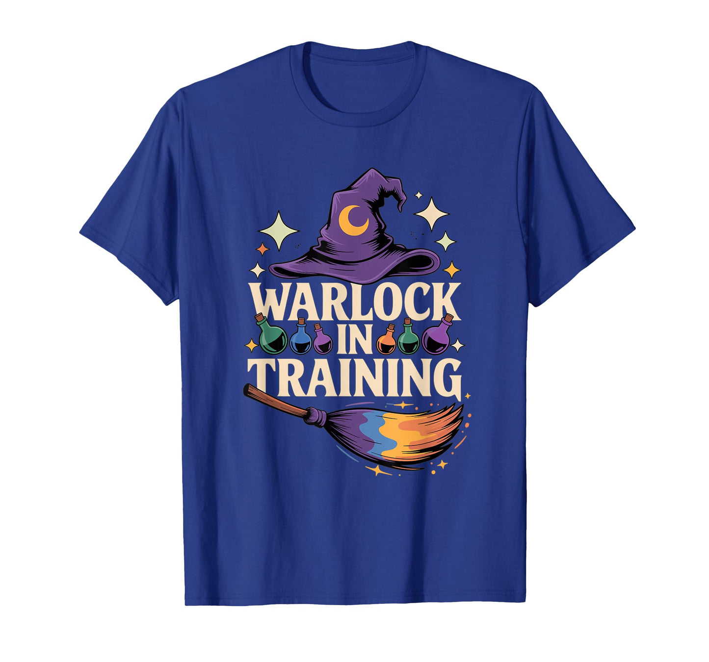 Warlock in Training Halloween Witchcraft Magic Wizard T-Shirt