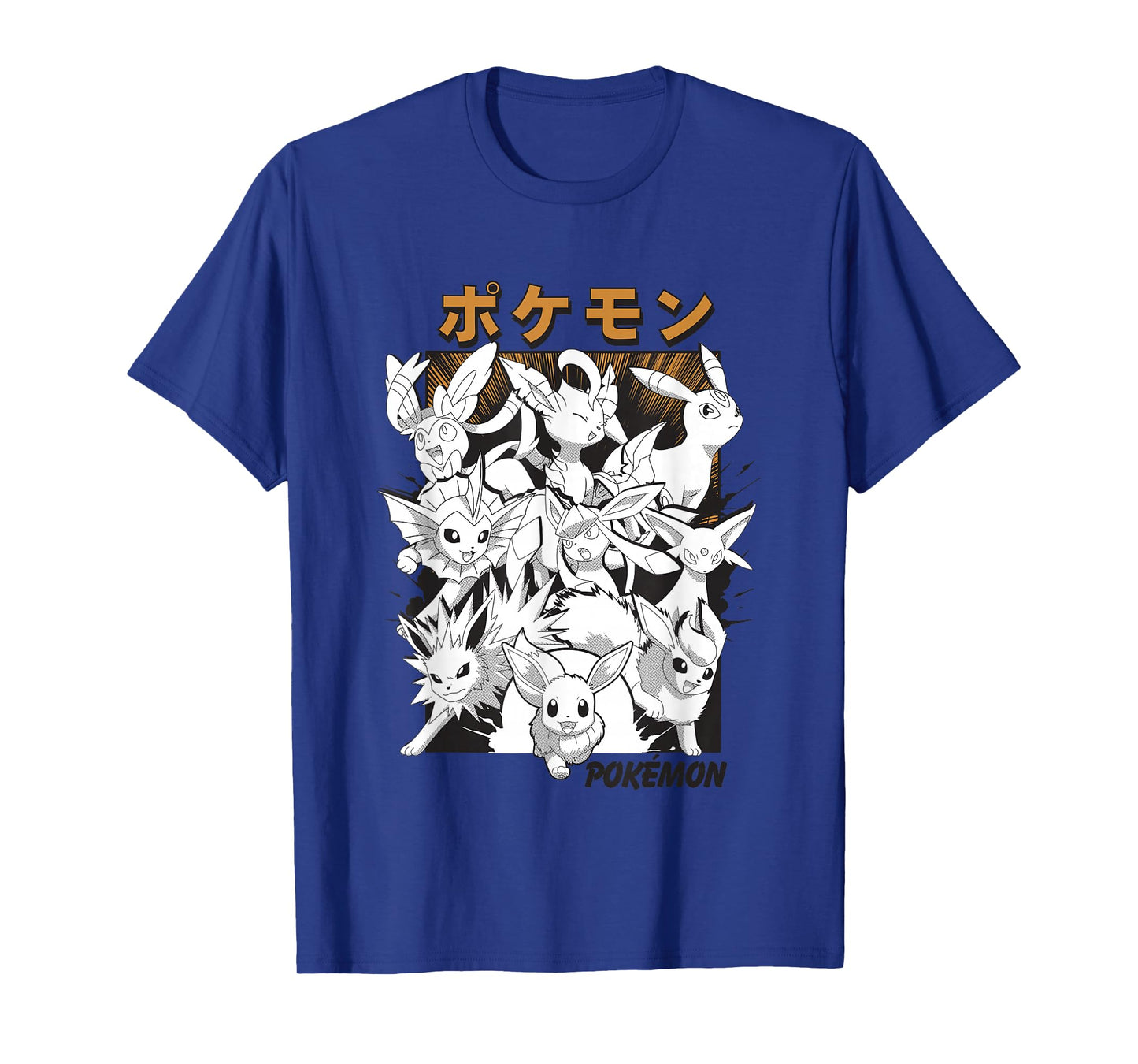 Pokémon Eevee & Eeveelutions Epic Mashup Vintage Poster T-Shirt