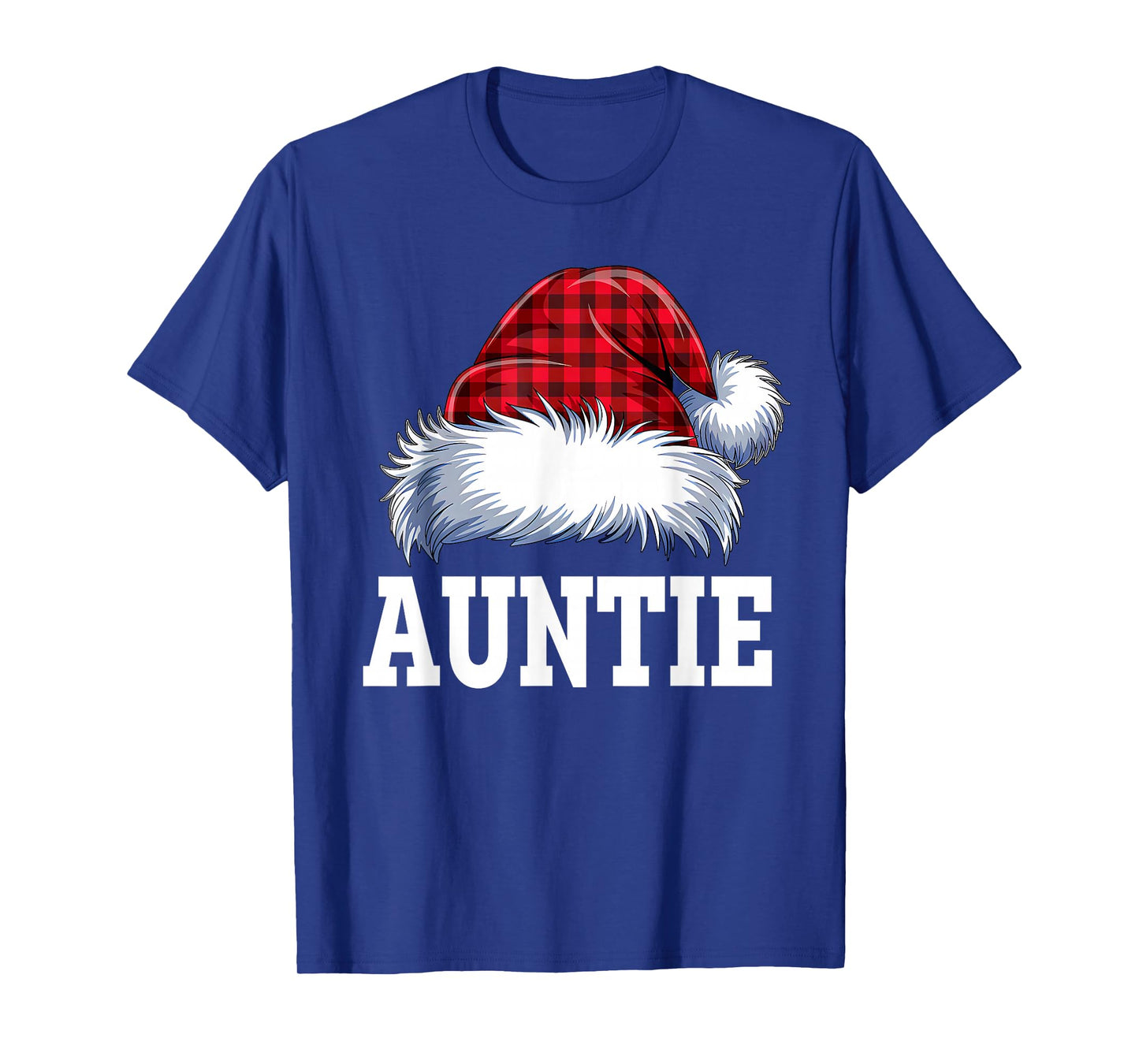 Auntie Santa Christmas Family Matching Pajamas Xmas Squad T-Shirt