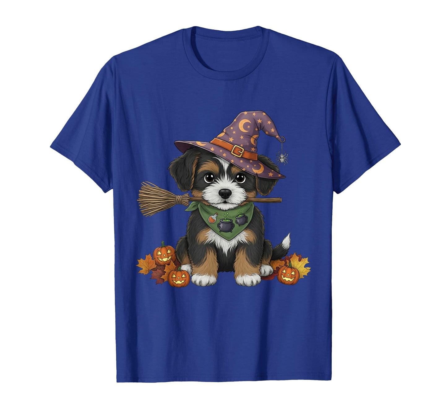 Kawaii Witch Puppy Cute Halloween Potion Designe T-Shirt
