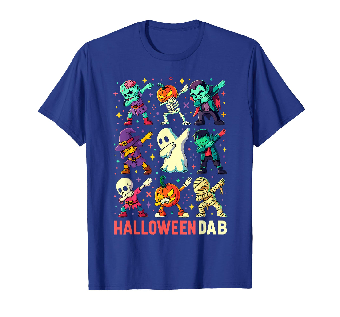 Spooky Dabbing Monsters Crew Dab Dance Fun T-Shirt
