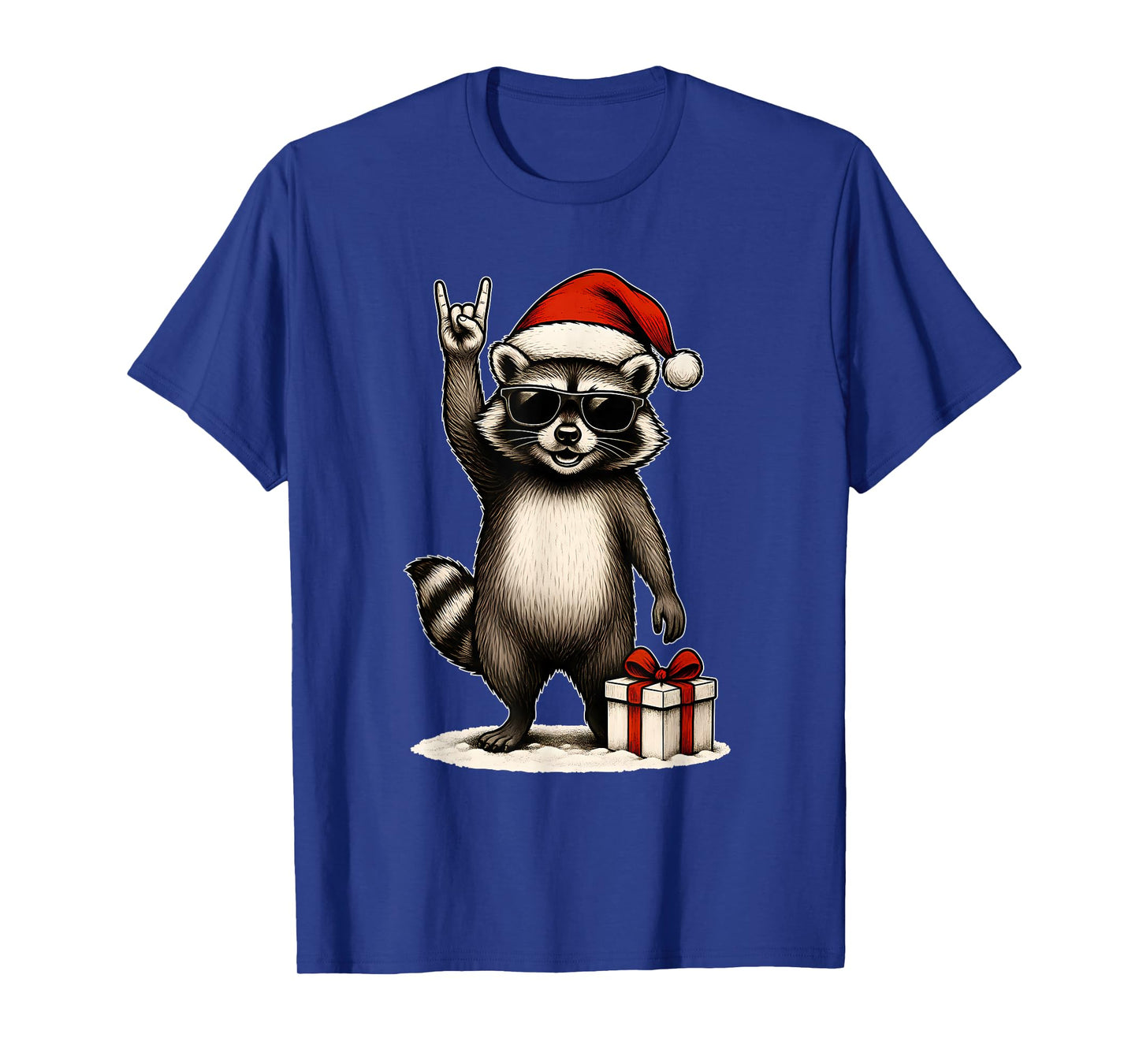 Christmas Funny Raccoon T-Shirt