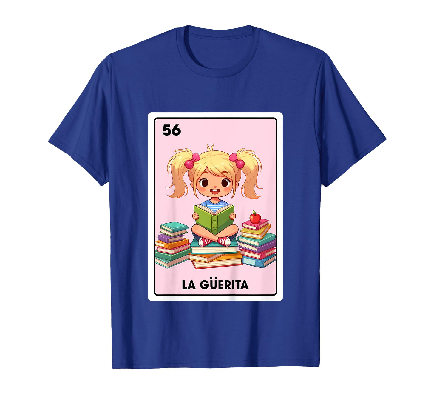 Mexican Blonde Girl Daughter La Guerita Mexican Bingo Card T-Shirt