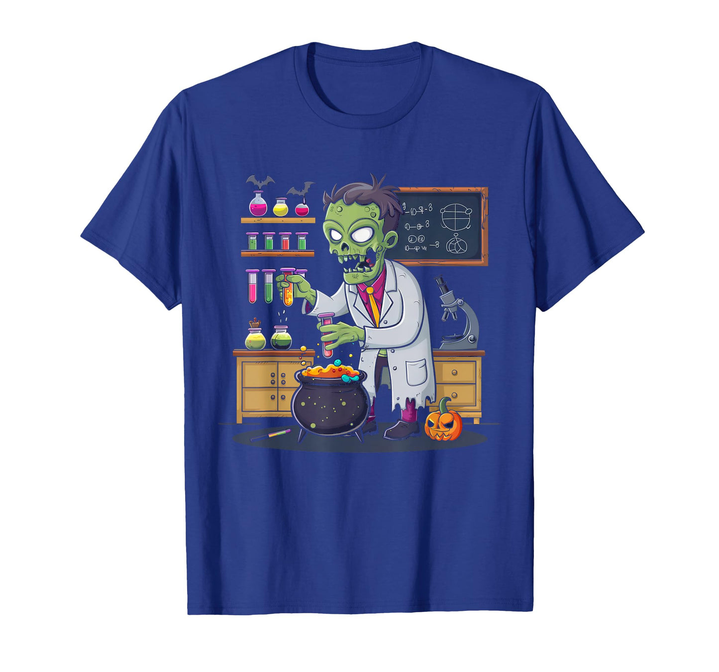 Science Teacher Halloween Shirt Zombie Chemistry Scientist T-Shirt