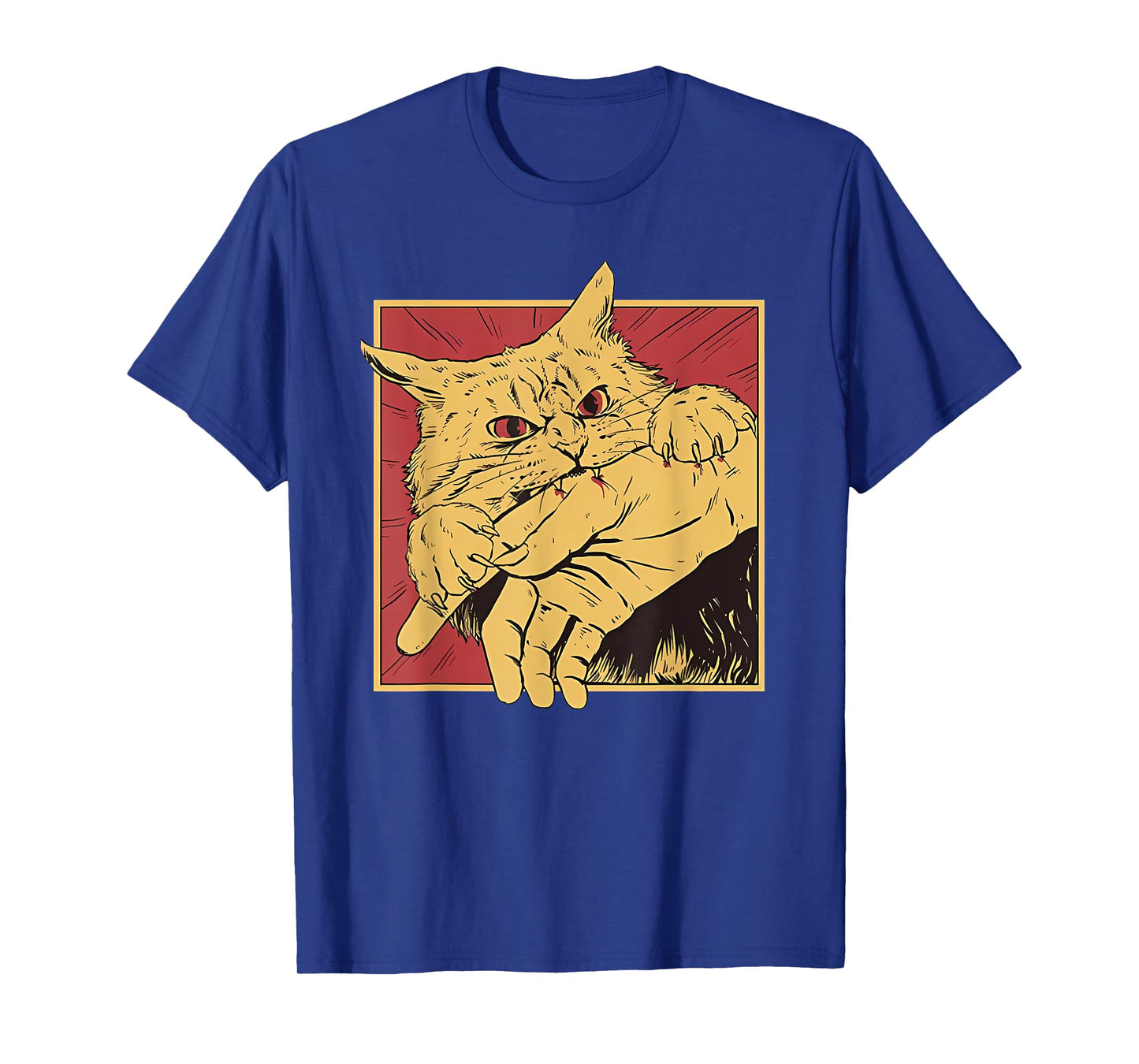 cat bite anime T-Shirt for Men Women
