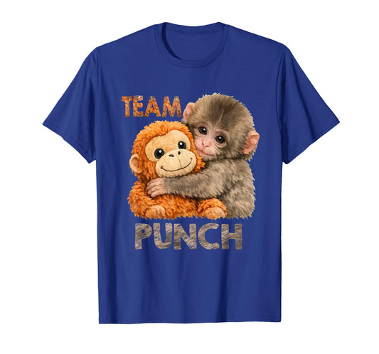 Monkey Team Punch T-Shirt - T-Shirt | Royal