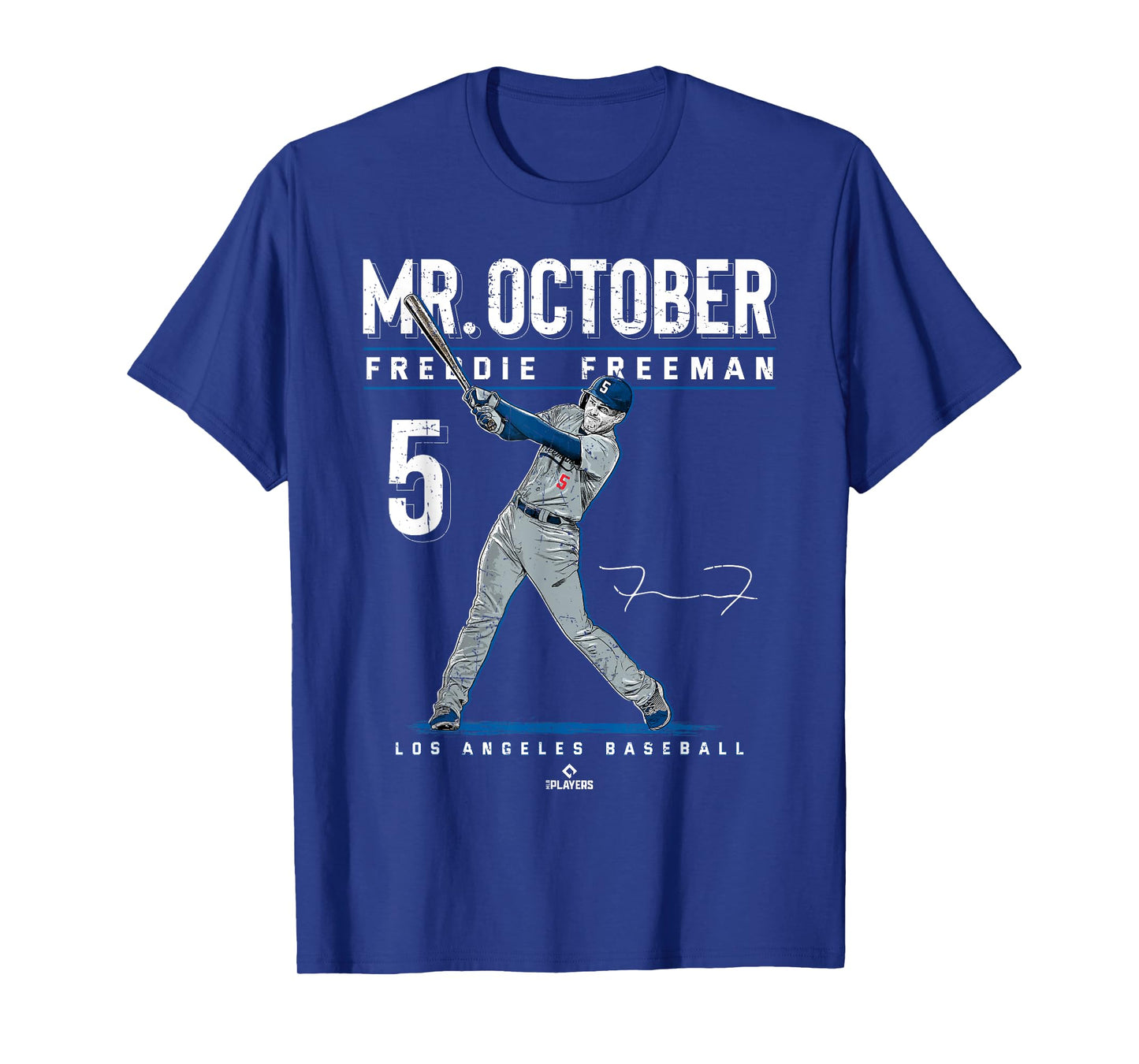 Mr. October Freddie Freeman Los Angeles Baseball MLBPA T-Shirt