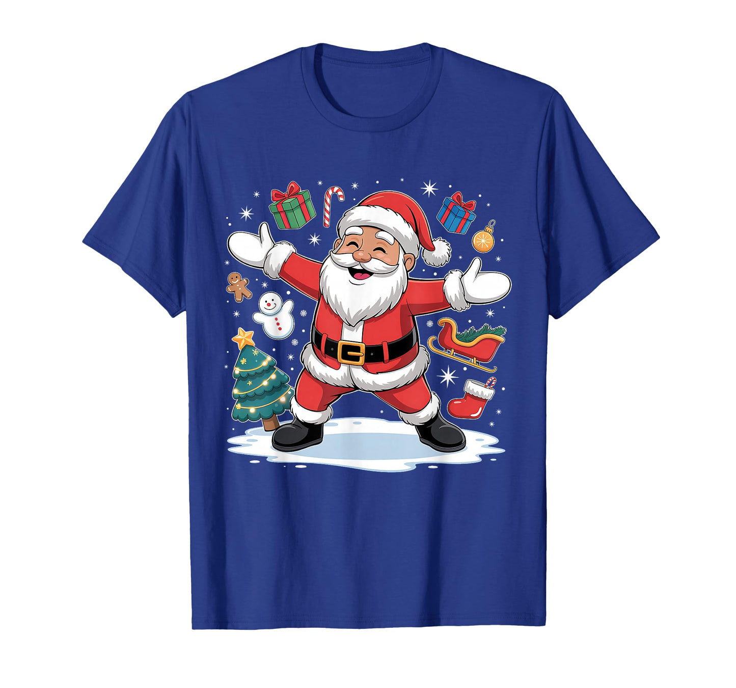 Christmas Boys Dabbing Santa Claus Girls Funny Xmas Dab Cute T-Shirt