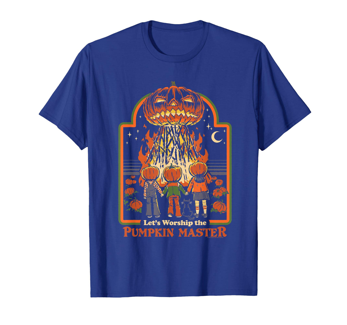 Steven Rhodes Let's Worship The Pumpkin Master Dark Humor T-Shirt