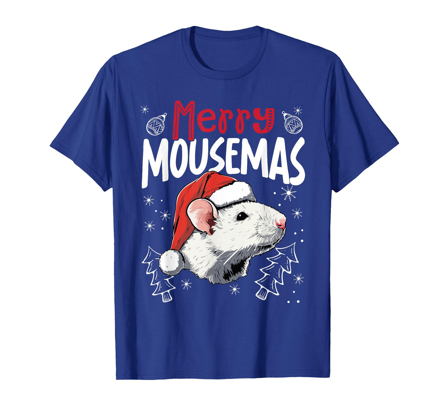 Merry Mousemas Funny Christmas Mouse T-Shirt