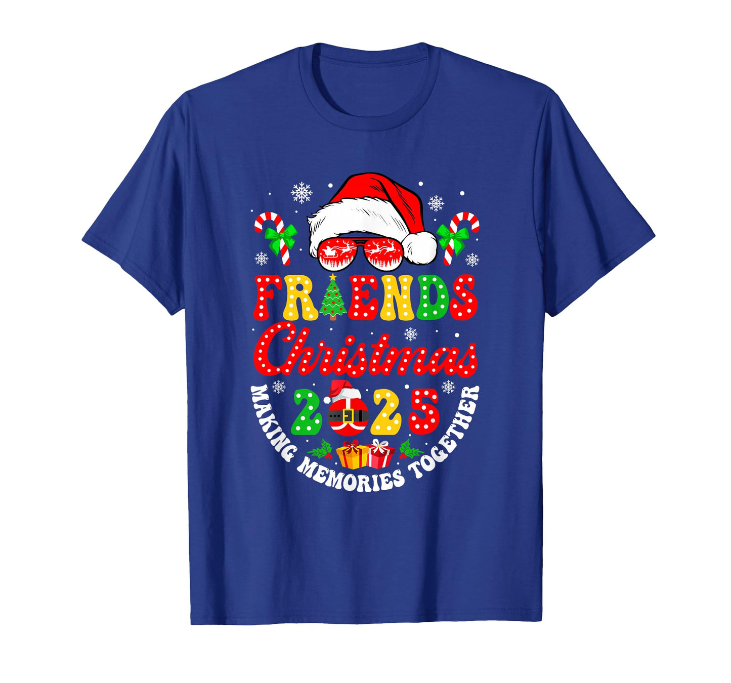 Friends Christmas 2025 Christmas Squad Xmas Matching Group T-Shirt