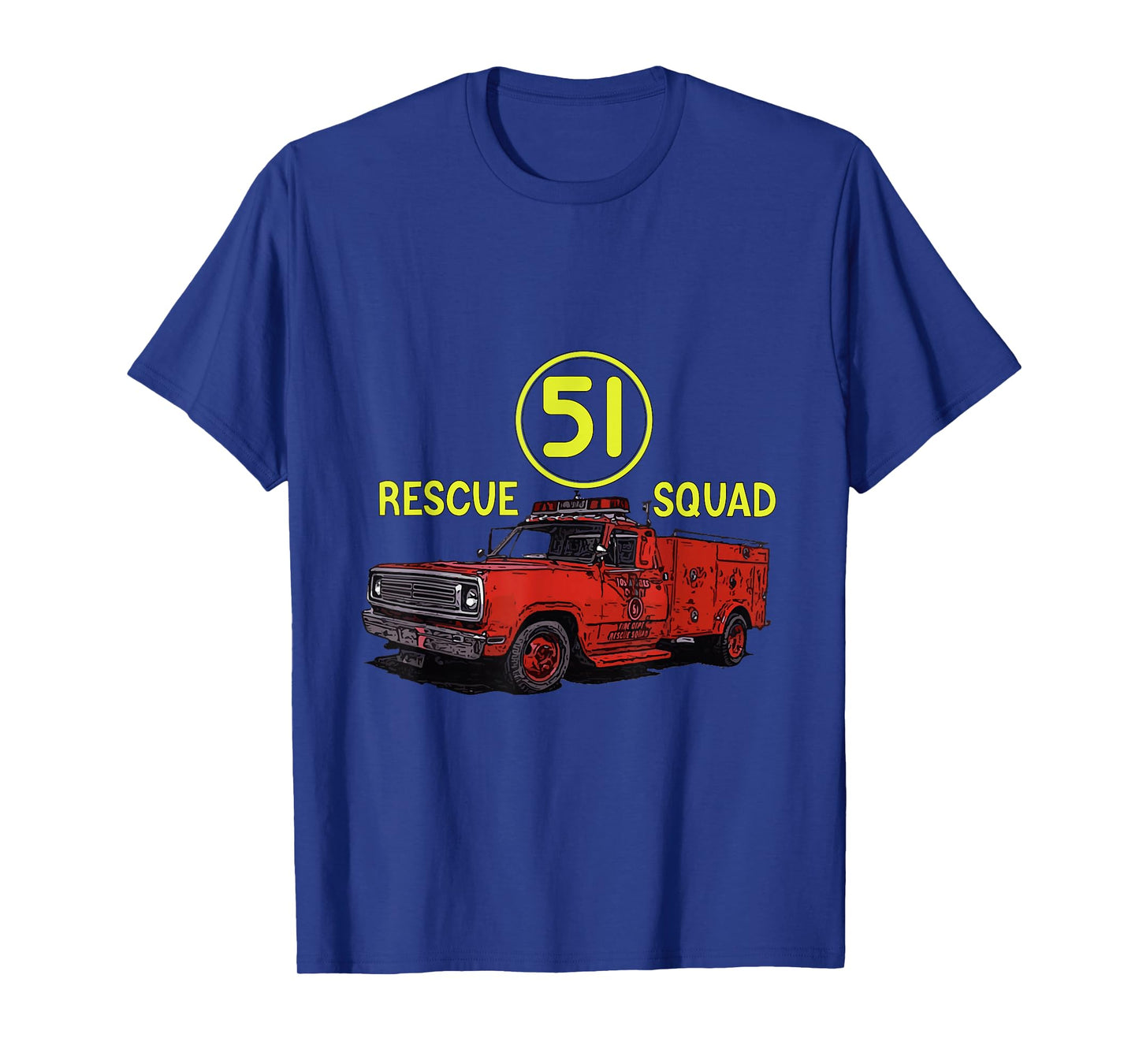 Truck Side 51 Emergency Squad Logo Essential emergency 51 T-Shirt