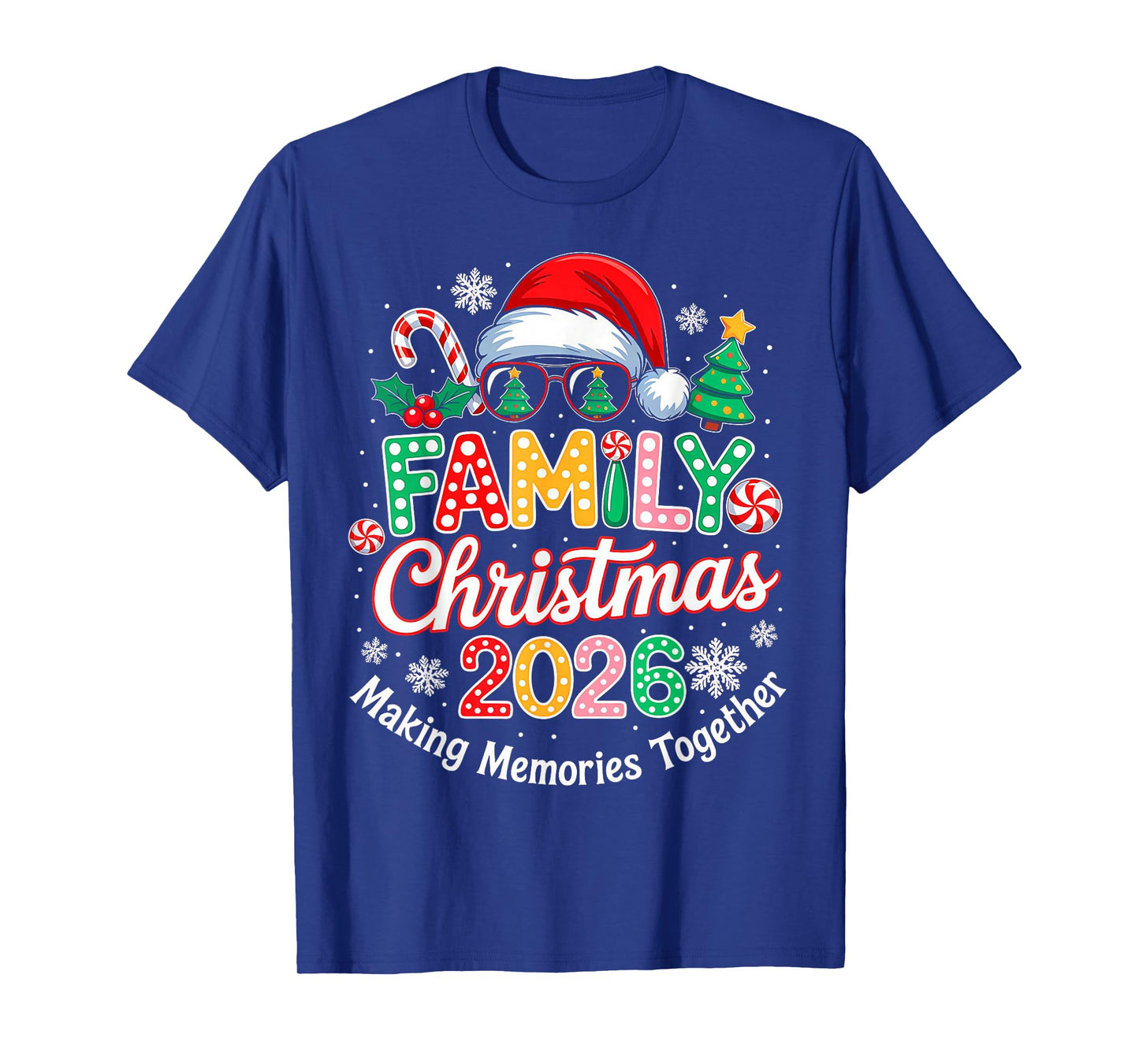 Family Christmas 2026 Christmas Squad Xmas Matching Pajamas T-Shirt